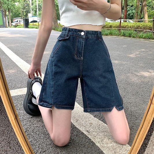 Korean Style Denim Shorts