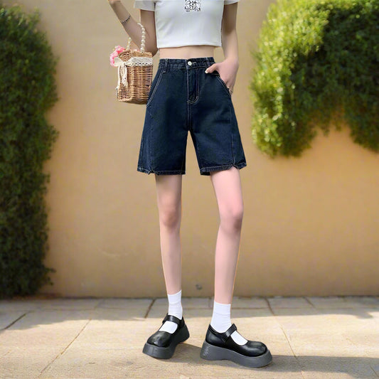 Korean Style Denim Shorts