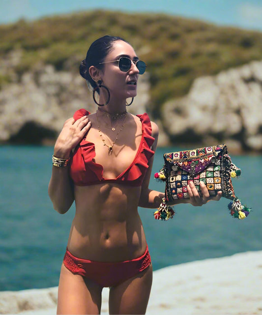 Sexy Ruffle Two Piece Bikini
