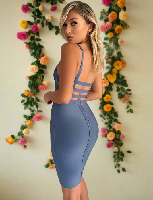 Square Neck Bodycon Dress