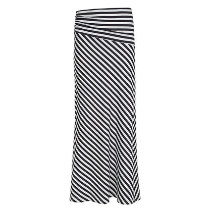 Elastic Hip Long Skirt